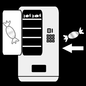 snoepautomaat bijvullen